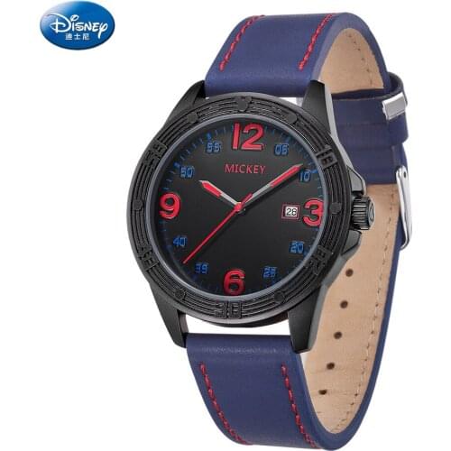 Disney Marvel students quartz watch leisure belt Fashion & Casual men watch boy Quartz Alloy Buckle 3Bar Complete Calendar