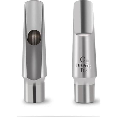 DD.PENG D85 CIII E Flat Saxophone Mouthpiece Alto Sax Mouth Piece Silver Stainless Steel