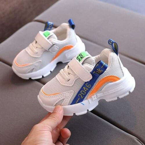Children Sport Shoes Spring Autumn Fashion Breathable Kid Boy Net Casual Shoe Girl Anti-Slippery Sneaker Baby Slip Toddler Shoes