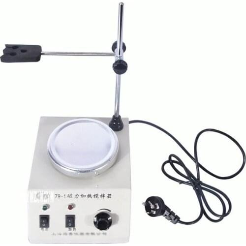 New Arrival 1000ML 220V/110V Lab Magnetic stirrer 79-1 Magnetic Heating stirrer 180W 100-2000r/min 0~1000ml Magnetic stirrer