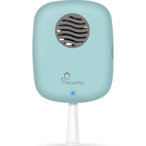 Mini Rechargeable Toothbrush Sterilizer Sanitizer Case with Fan, Portable Travel Toothbrush Organizer Cover for Household Trip