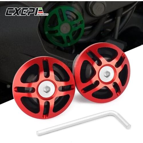 Latest high quality Motorcycle CNC Aluminum Frame Hole Cap Cover For Kawasaki NINJA400 Ninja 400 Z400 Z 400 2018-2020