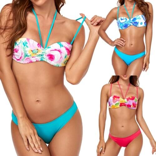 2021 New European and American Bikini Split Bikini Sexy Bikini Swimsuit Wholesale Swimwear for Women