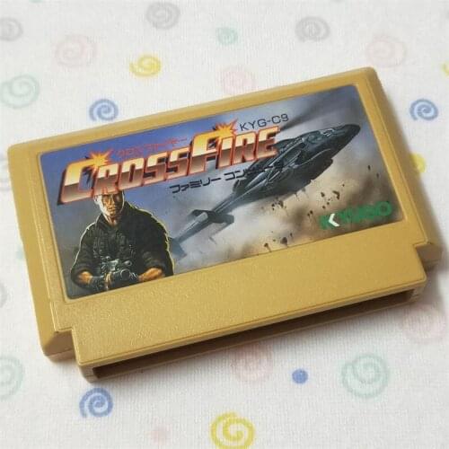 Original 8bit game card : CROSS FIRE ( Japan Version!! cartridge ONLY!! )