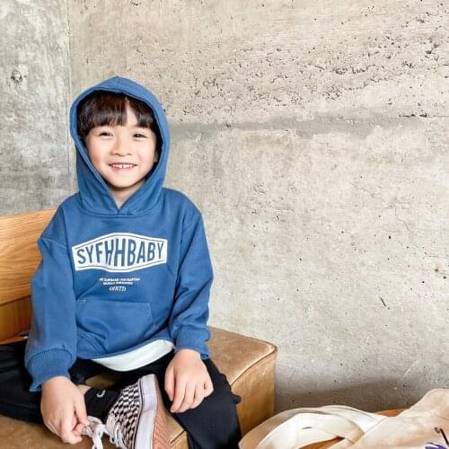 Boys Sweatshirt Autumn 2021 Childrens Middle and Childrens Autumn Thin Western-style Printed Long Sleeve Top