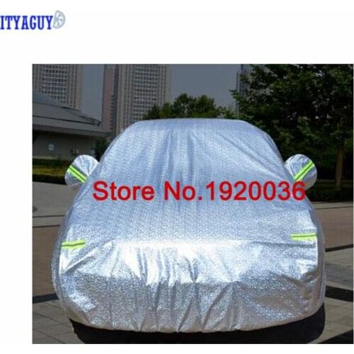 Universal Full Car Covers waterproof car covers outdoor sun protection cover for car reflector dust rain snow protective