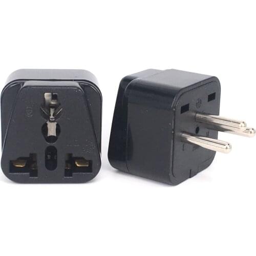 White Universal EURO Brazil Russia Israel Swden 2 Pins 3 Pins Socket to Swiss Switzerland Suisse 2 Pin Travel Power Adapter Plug