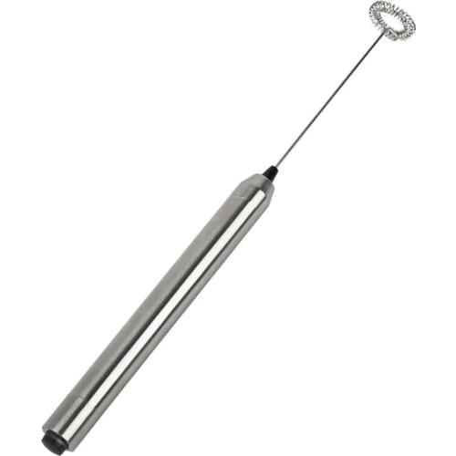 Stainless Steel Milk Frother Electric Handheld Mixer Blender Milk Foamer Maker 425B