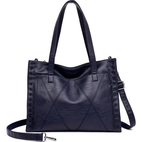 Fashion Stone Pattern Pu Leather Shoulder Bags for Women 2021 Fashion Large Crossbody Bag Ladies Casual Concise Handbags