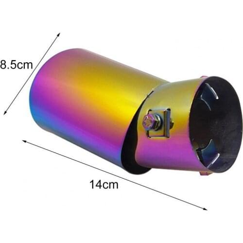 Muffler Colorful Deisgn Sound-absorbing Stainless Steel Wear-resistant Exhaust Tip for Corolla Exterior Accessories Exhaust