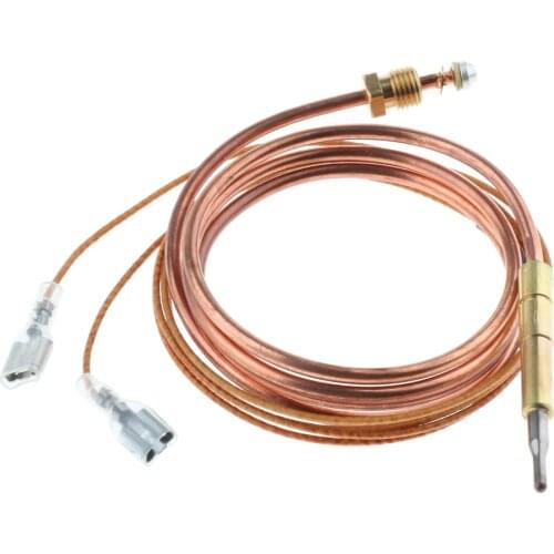 1.2m/42 inch Thermocouple Replacement for Furnace Heater Fireplace Durable 1 Piece Thermocouple