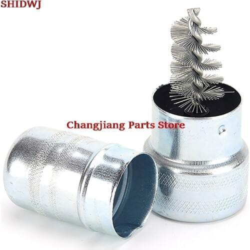 1PC Stainless Steel Car Cleaning Battery Post Terminal Cable Cleaner Dirt Corrosion Brush Hand Tool Wire