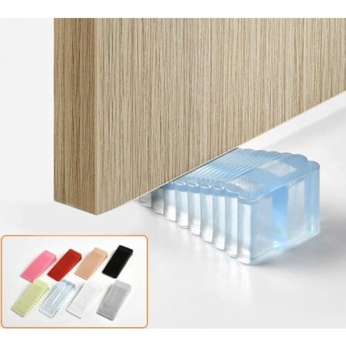 1Pcs Creative safety door stop Silicone anti-skid, windproof Door stop/Door top/Door stop Door rear retainer Anti-collision Stop