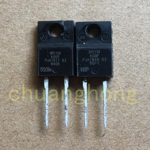 1pcs/lot BYC15X600P original packing new Rectifier diode TO-220F-2 BYC15X BYC15X-600P