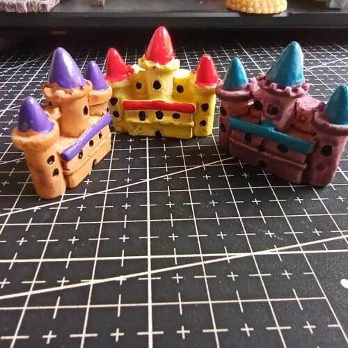 1pcs/lot Resin Palace 35mm Ornaments Micro landscape Ornaments Creative Home Gardening Decorations