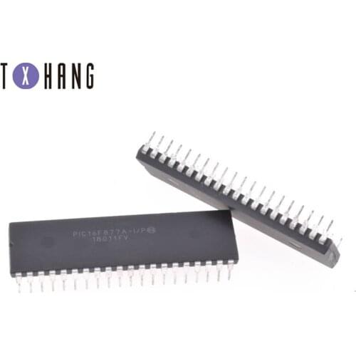 1pcs PIC16F877A-I/P PIC16F877A PIC16F877 16F877A-I/P DIP-40 New IC diy electronics