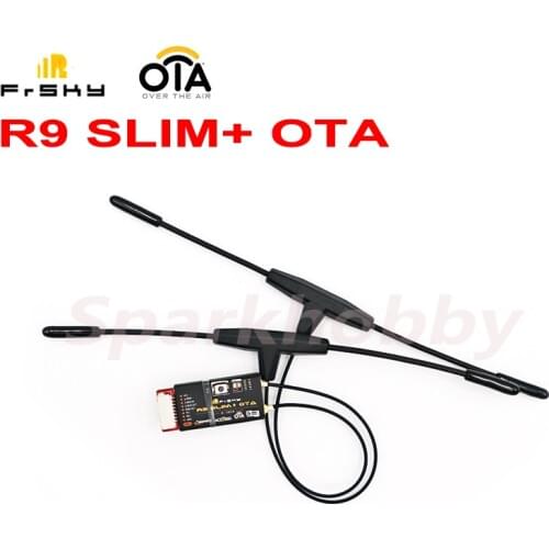 1PC FrSky R9 Slim+ OTA ACCESS Receiver Optimized 900MHz long range MINI SBUS Receiver with dual antennas for RC Multicopter