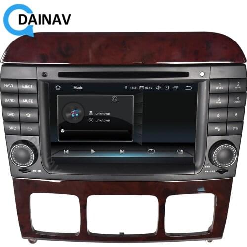 2 Din Android Car Radio for Benz S W220 1998 1999 2000 2001 2002 2003-2005 Car Autoradio GPS Navigation Multimedia DVD player
