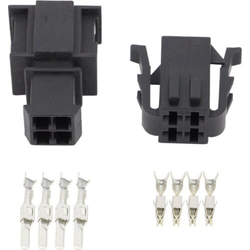 4 Pin Female And Male 4 Pin Auto Connector Oxygen O2 Sensor Plug Automotive For VW DJ7049A-3.5-11/21