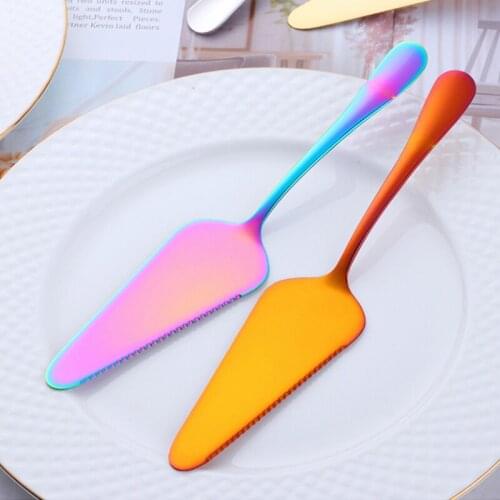 5 Pcs Cake Shovel Stainless Steel Serrated Edge Cake Cutter Pie Pizza Shovel Cake Spatula Baking Tool