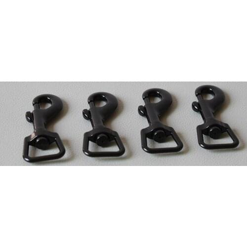 50 Pcs/Lot Black DIY Dog Leash Hook Buckle 5/8Inch Webbing environmental Zinc Alloy parts high quality plated metal buckle