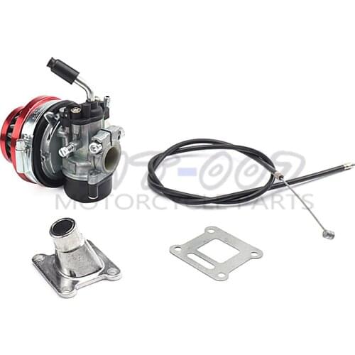 ATV 49cc Performance 19mm Carb Carburetor Air Filter Assembly for 2-stroke 47cc 49 Cc Mini Pocket Bike Group