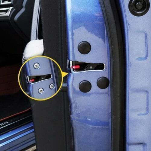 Car Door Lock Screw Protector Cover for renault clio 3 opel corsa opel meriva megane 4 dacia sandero stepway leon fr