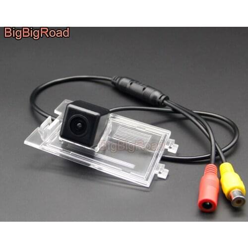 BigBigRoad Vehicle Wireless Rear View Parking Camera HD Color Image For Jeep Liberty Patriot Compass Grand Cherokee 2009-2015