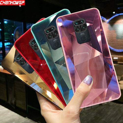 For Xiaomi Redmi Note 9 Case 3D Diamond Glitter Aurora Phone Cases For Redmi 9A 9C Note 9S 9 Pro Max Coque Mirror TPU Back Cover