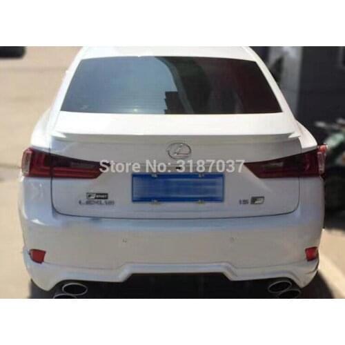 For Lexus GS250 GS300 gs350 Spoiler 2014-2018ABS Plastic Unpainted Color Rear Roof Spoiler Wing Trunk Lip Boot Cover Car Styling