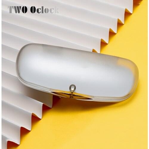 TWO Oclock Hard Plastic Glasses Case Light-weight Magnet Sunglasses Box Storage Case for Glasses Spectacle Eyeglass