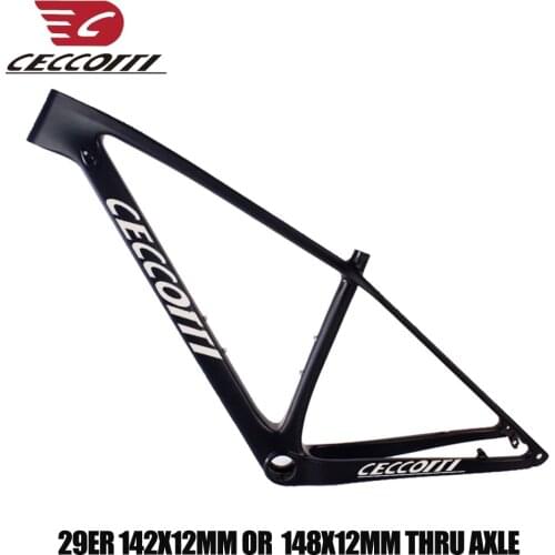 Good quality MTB frame 29er carbon bike frame T1000 UD 27.2mm suitable seatpost carbon mountain bike frame