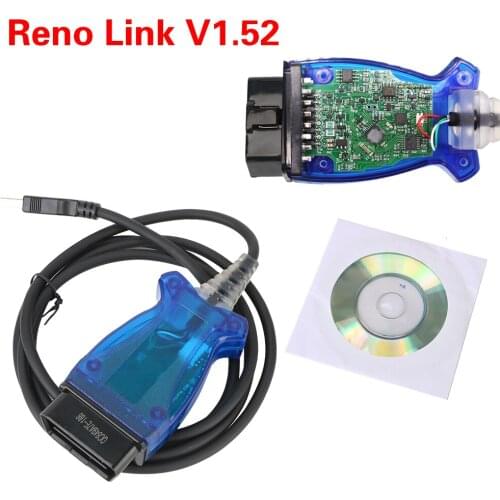 Key Coding UCH Matching ECU Resetting OBD2 Car USB Diagnostic Cable For Renault Key Program/Airbag Reno Link V1.52