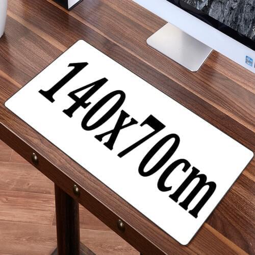 FFFAS 140x70cm XXXL Size Mouse Pad Mat Large Gaming Carpet Huge Customized Mousepad for Computer Keyboard Desk XXL OEM DIY Logo