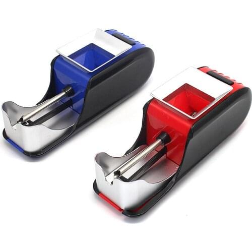 Cigarette Rolling Machine Electric Automatic Maker Tobacco Roller Cigarette Shape Metal Pipe Smoking Accessory