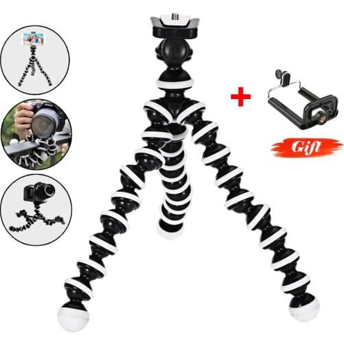 Octopus Mini Tripod Bracket Portable Flexible Smartphone Clip Holder Camera Stent Smartphone Tripods Foldable Desktop