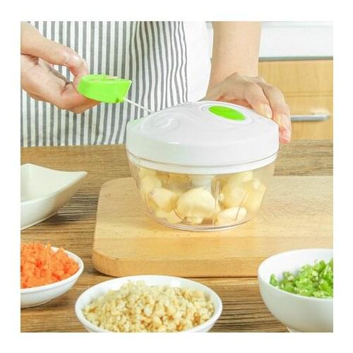 Multifunction Manual Meat Grinder Home Kitchen Tool Processors Food Chopper Mincer Mixer Blender Chop Fruit Vegetable Nut Herbs