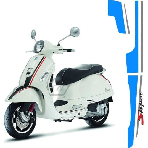 Motorcycle Decals Kit Case for Vespa GTS 300 Super 2008-2018 and GTV GTS 250 300 300ie