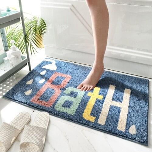 Non Slip Bath Mat Bathroom Carpet,Tapis Salle de Bain,Mat in the Bathroom Comfortable Bath Pad,Large Size Bedroom Bathroom Rugs