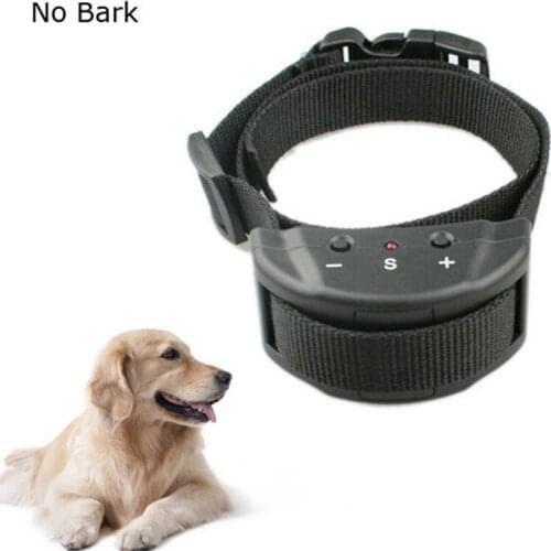 Dog Training Collar Electronic Anti Bark Device Stop Barking Agility Sound Static Shock Stimulation Dogs Collier Anti Aboiement