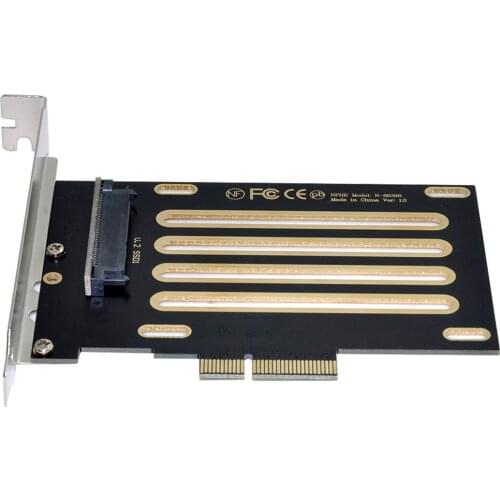 PCI-E 3.0 x4 Lane to U.2 U2 Kit SFF-8639 Host Adapter for Intel Motherboard & 750 NVMe PCIe SSD