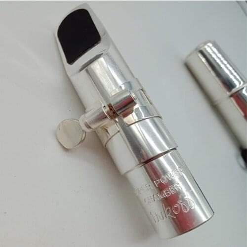 Professional Metal Super Power Chamber Tenor Soprano Alto Saxophone Mouthpieces Silver Plated Sax Mouth Pieces Accessories