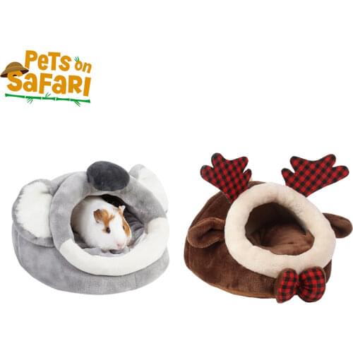 Warm Hamster Cages Super Soft Guinea Pig Hamster House Windproof Ferrets Sugar Glider Hedgehogs Rabbit Nest Small Pet Bed