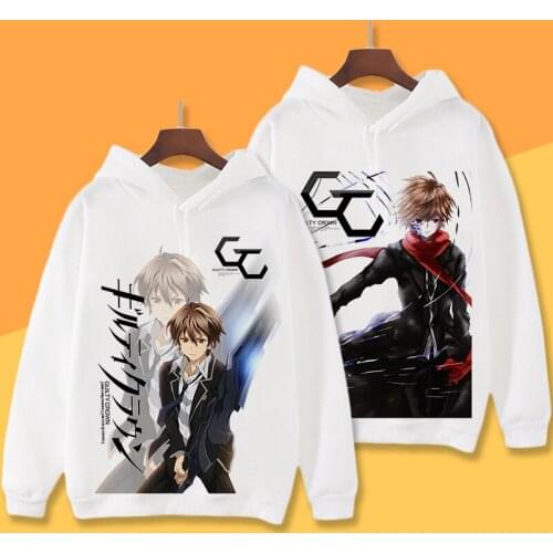 Guilty Crown Cosplay Hoodie Ouma Shu Yuzuriha Inori Cartoon Hoodies Winter Autumn Fleece Sweatshirts Casual Pullover Costume