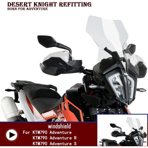 Windshield For KTM 790 Adventure R 2017 2018 2019 2020 Motorcycle front Windscreen Wind Shield deflector
