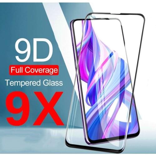 9D Tempered Glass For Huawei Honor 9X Screen Protector Full Glue Protective Glass For Huawei Honor 9X Pro Film Honor 9X Glass