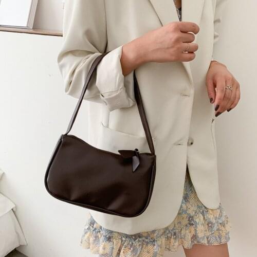 Womens Bag Designer Fashion PU Leather Bow Zipper Cloud Bag Clutch Shopper Bag Femme Holiday Versatile Handbag Shoulder Bag