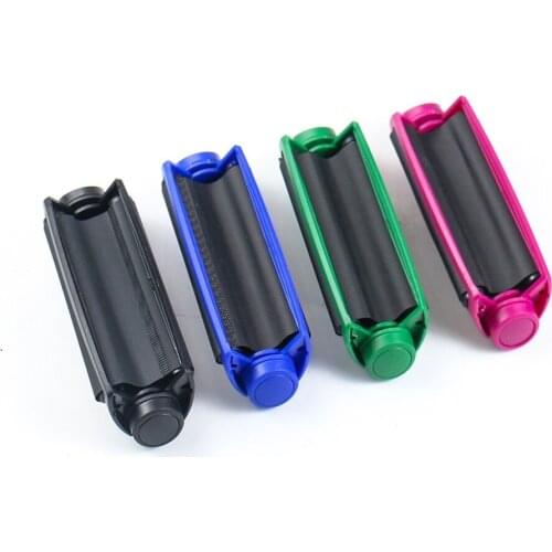 78mm Portable Tobacco Joint Roller Cone Cigarette Rolling Machine Manual Tool random color 1Pc
