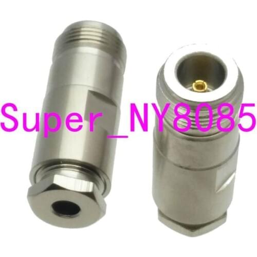 10pcs Connector N female jack clamp RG58 RG142 LMR195 RG400 cable Straight