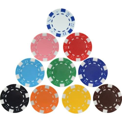 25 PCS/LOT Poker Chips 11.5g Iron/ABS Classic Entertament Chips 5 Colors Texas Hold'em Poker Wholesale Cheap Poker Chips
